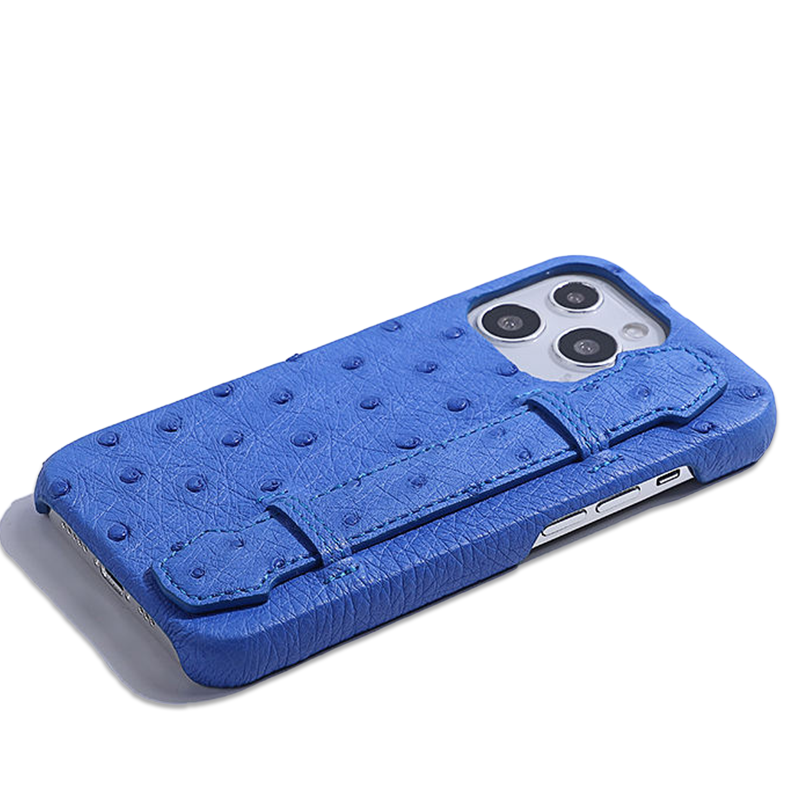Ostrich Leather Phone Case