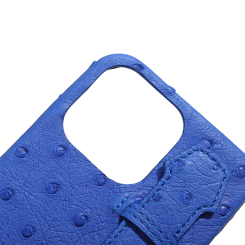Ostrich Leather Phone Case