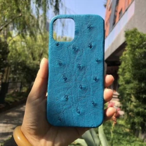 Ostrich Leather Phone Case