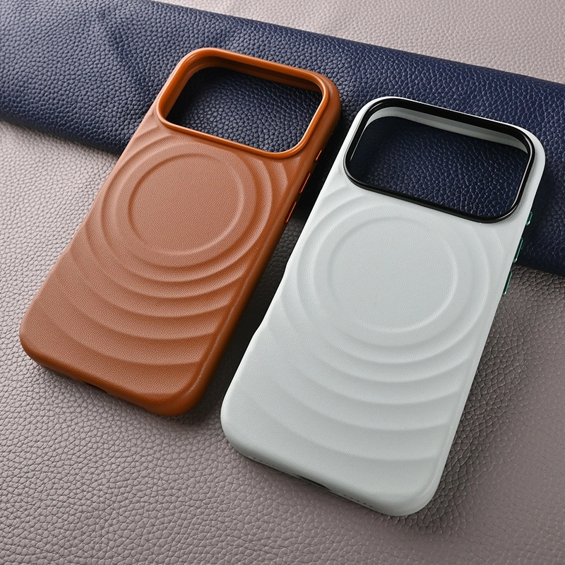 Wave Textured Leather Case