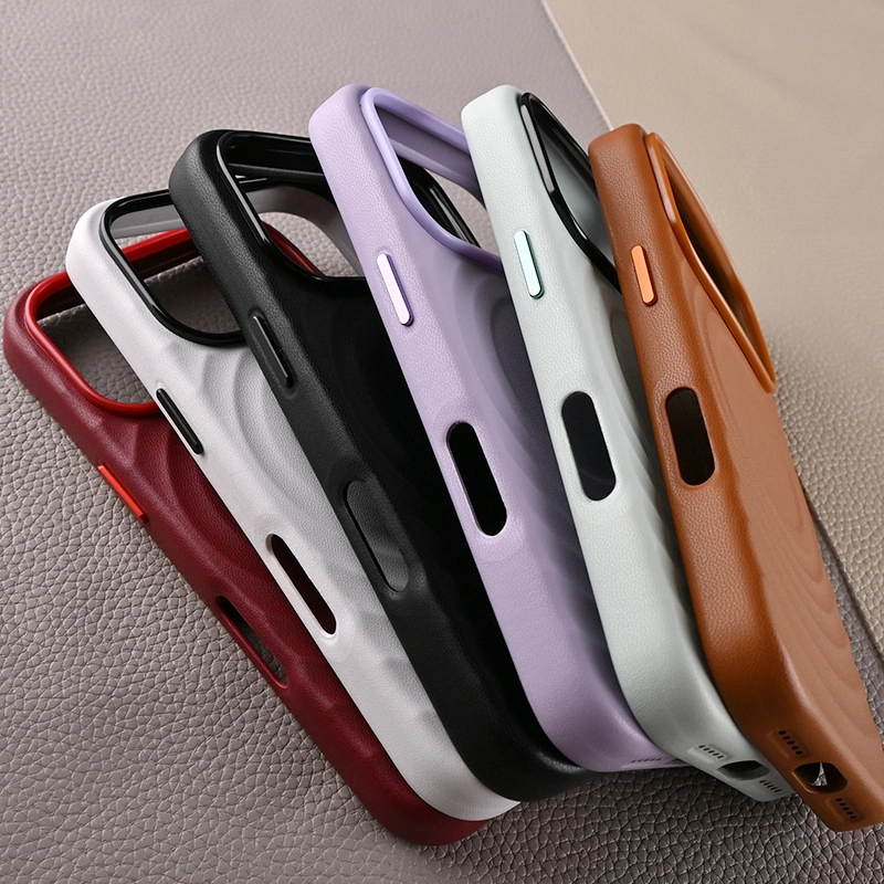 Wave Textured Leather Case