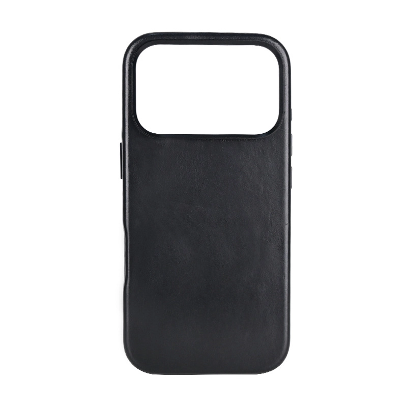 Oil Wax Leather iPhone Case