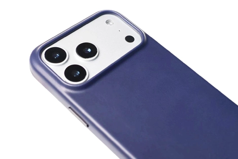 Folded-Edge leather phone case