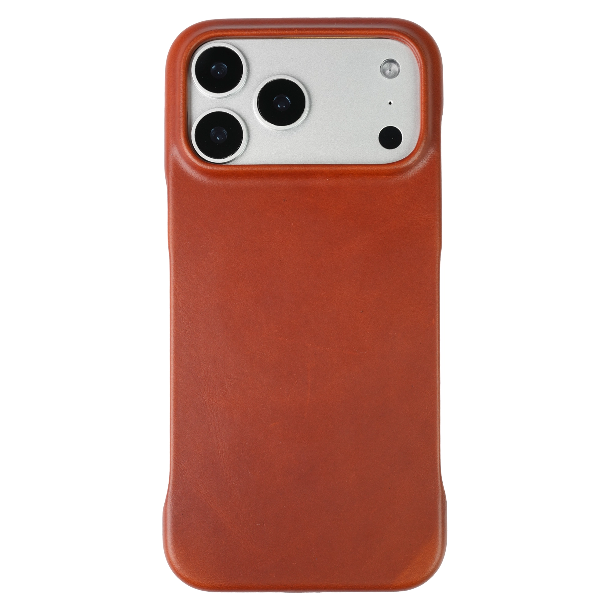 Open-Sided Leather Phone Case