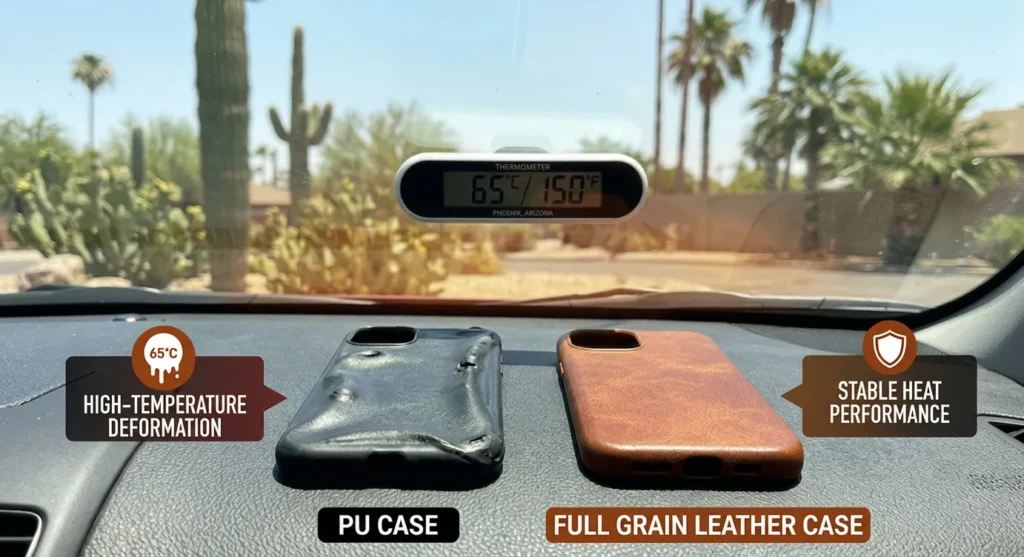 Comparison under high temperature