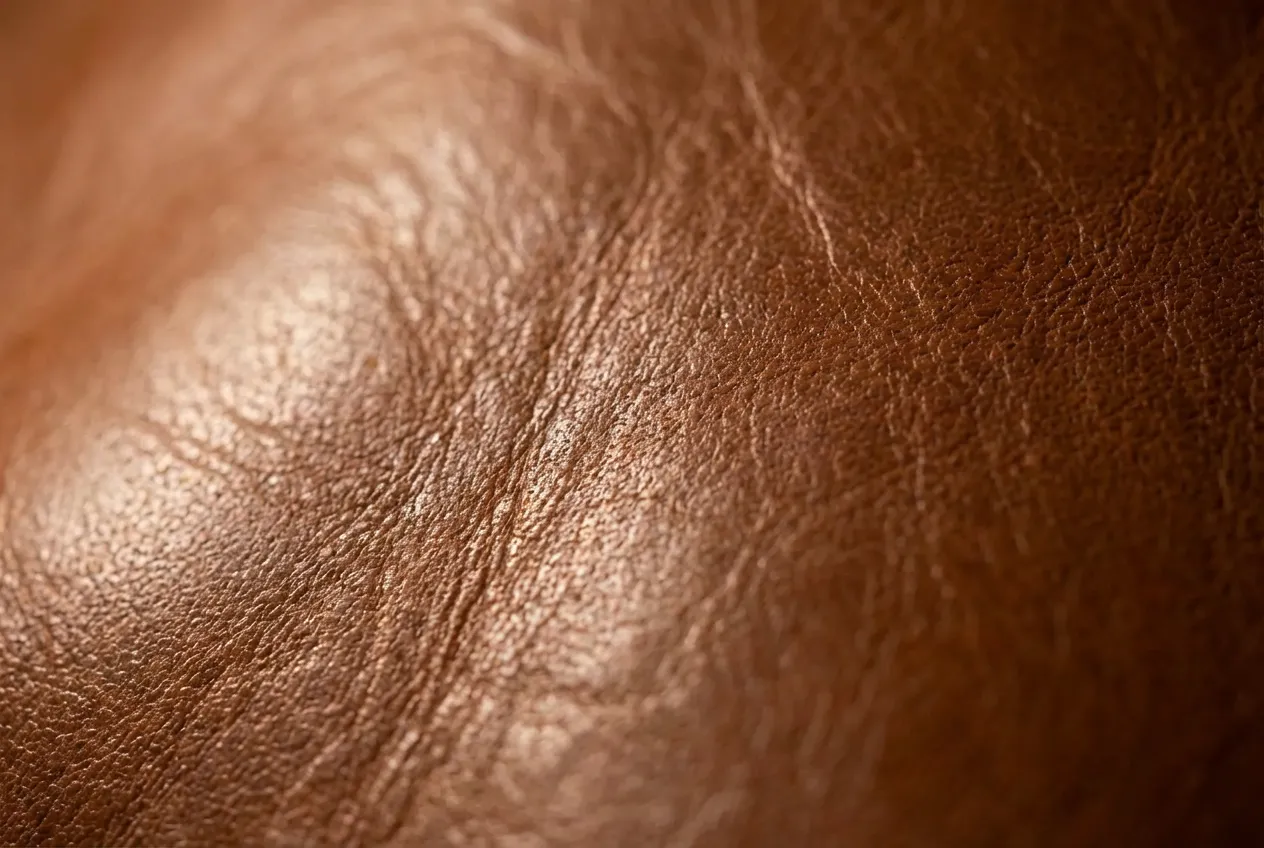 Full-grain leather