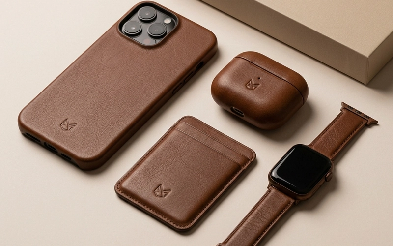 custom leather accessories for brands