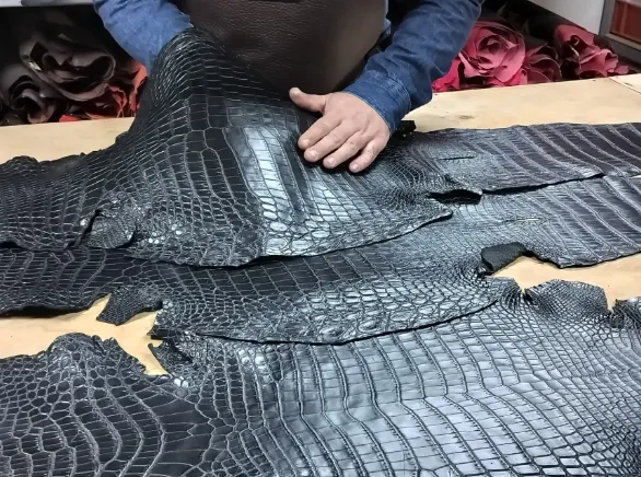 Crocodile leather