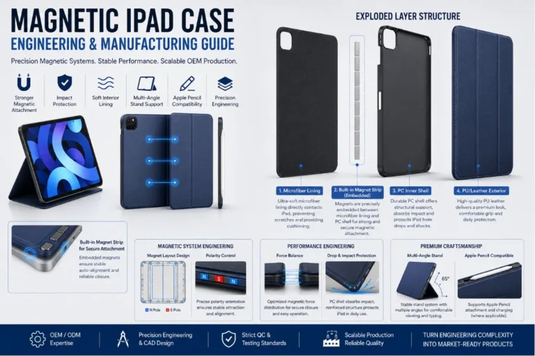 Magnetic iPad Case Manufacturing Guide for OEM/ODM Buyers