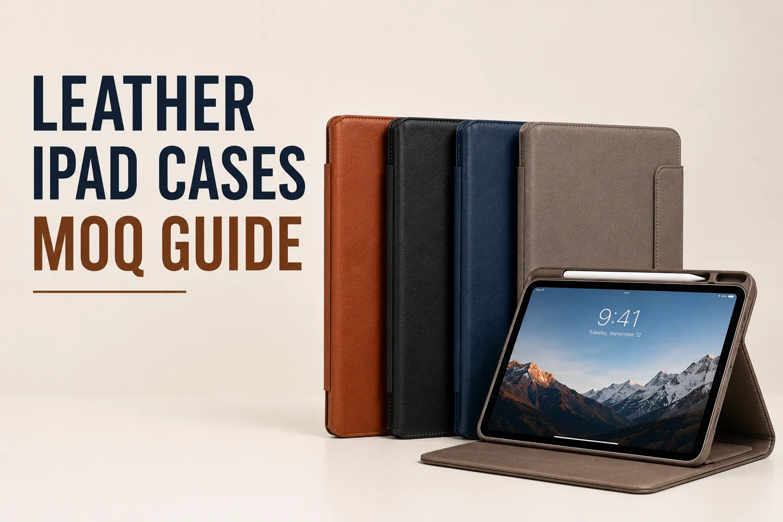 Leather iPad Case MOQ Guide