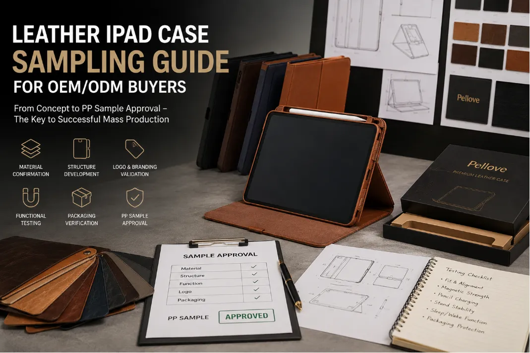 Leather iPad Case Sampling Guide