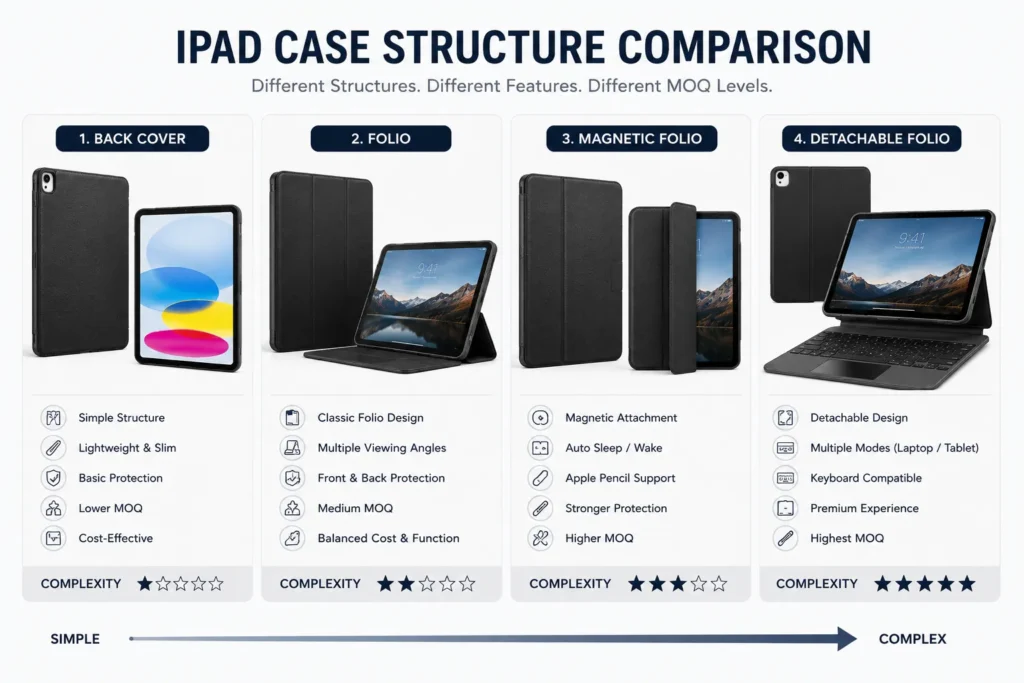 iPad Case Structure Comparison