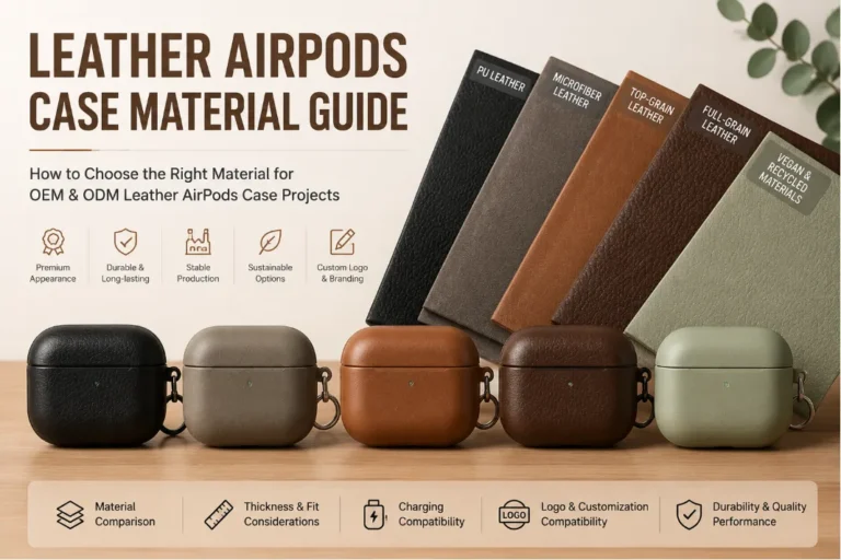 Leather AirPods Case Material Guide