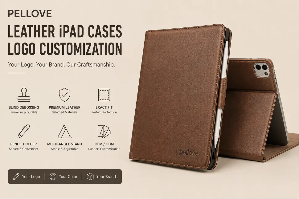 Leather iPad Case Logo Customization Guide