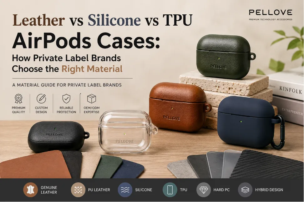 Learther vs Silicone vs TPU AirPods casess