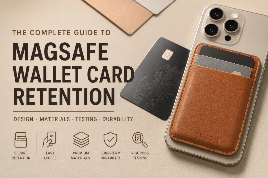 MagSafe wallet card retention