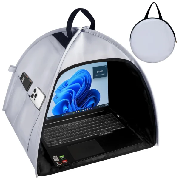 Universal Foldable Laptop Sun Shade & Privacy Shield -Fits 13-16 inch Laptop