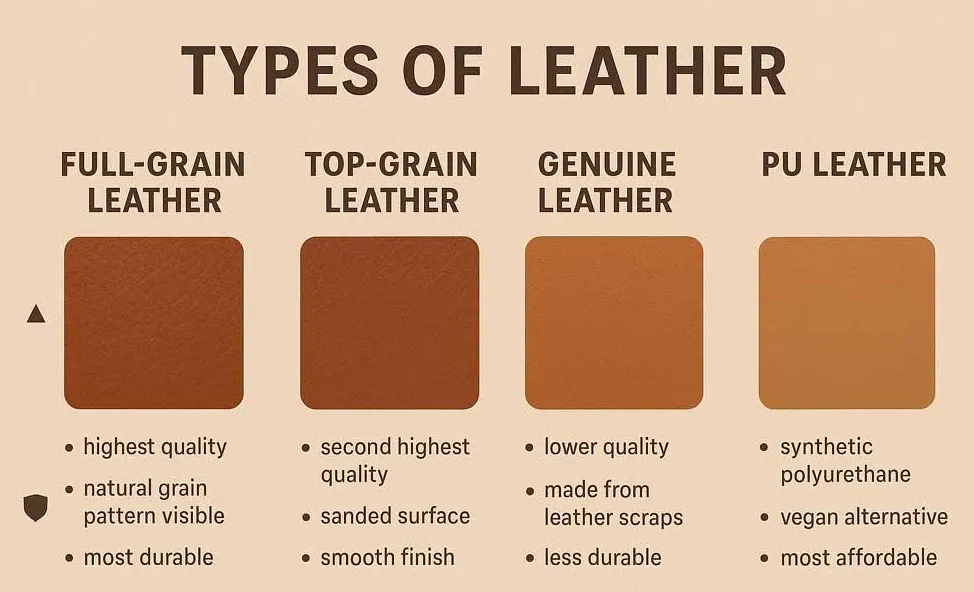 Types of leather