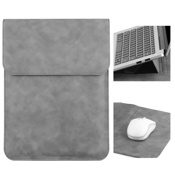 17.3'' Laptop Sleeve with Stand Magnetic Closure