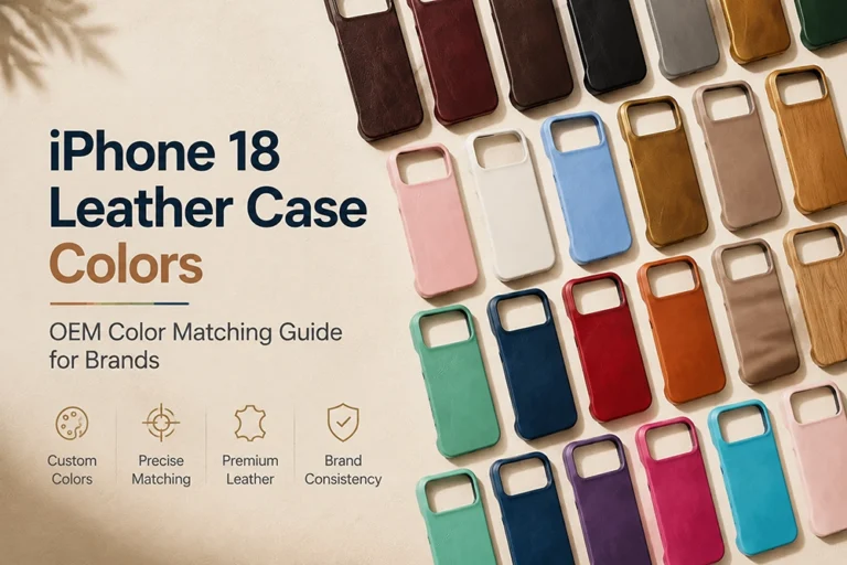 iPhone 18 Leather Case Colors: OEM Color Matching Guide for Brands