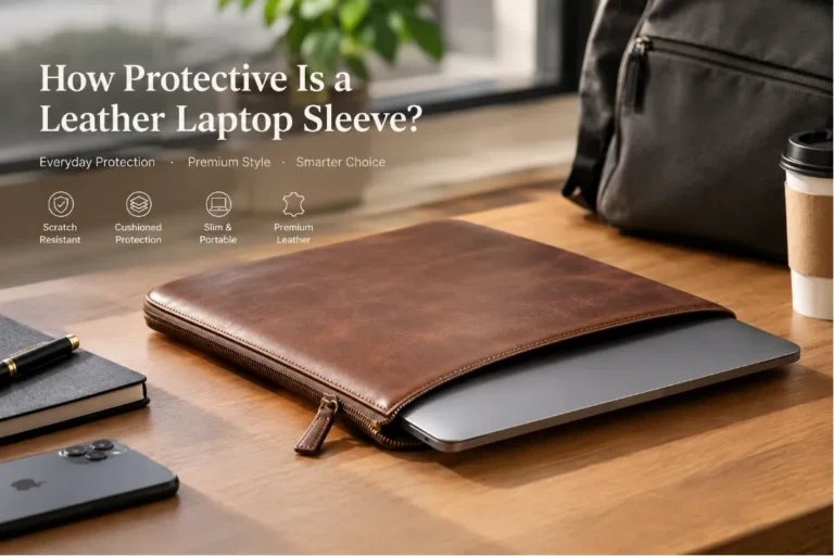 How Much Protection Does a Leather Laptop Sleeve Really Provide?