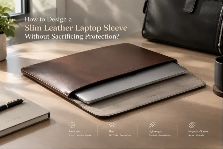 How to Design a Slim Leather Laptop Sleeve Without Sacrificing Protection？