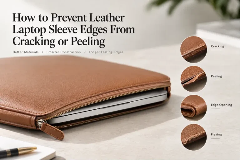 How to Prevent Leather Laptop Sleeve Edges From Cracking or Peeling