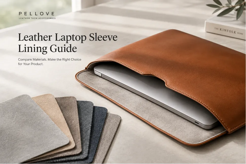 Leather Laptop Sleeve Lining Guide